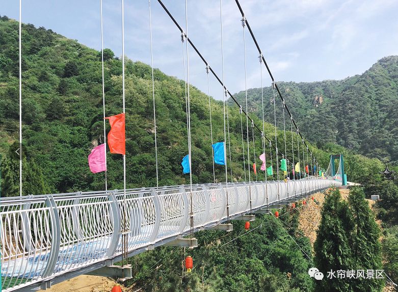 台风"利奇马"过后,水帘峡风景美如画