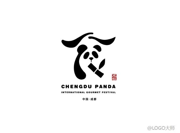 熊猫主题logo设计合集鉴赏