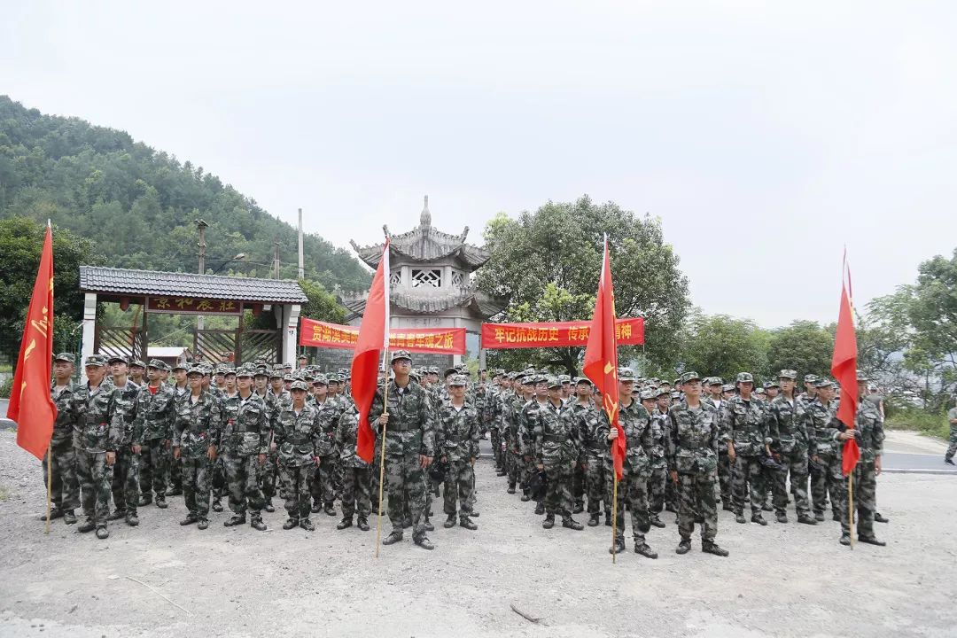 不一般湖溪高中开展别样军训拉练