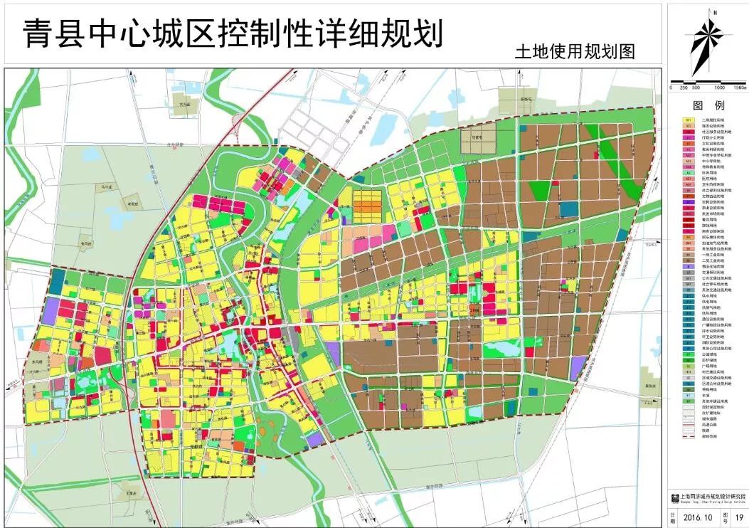 青县中心城区控制性规划规划建设用地485平方公里居住用地142745万