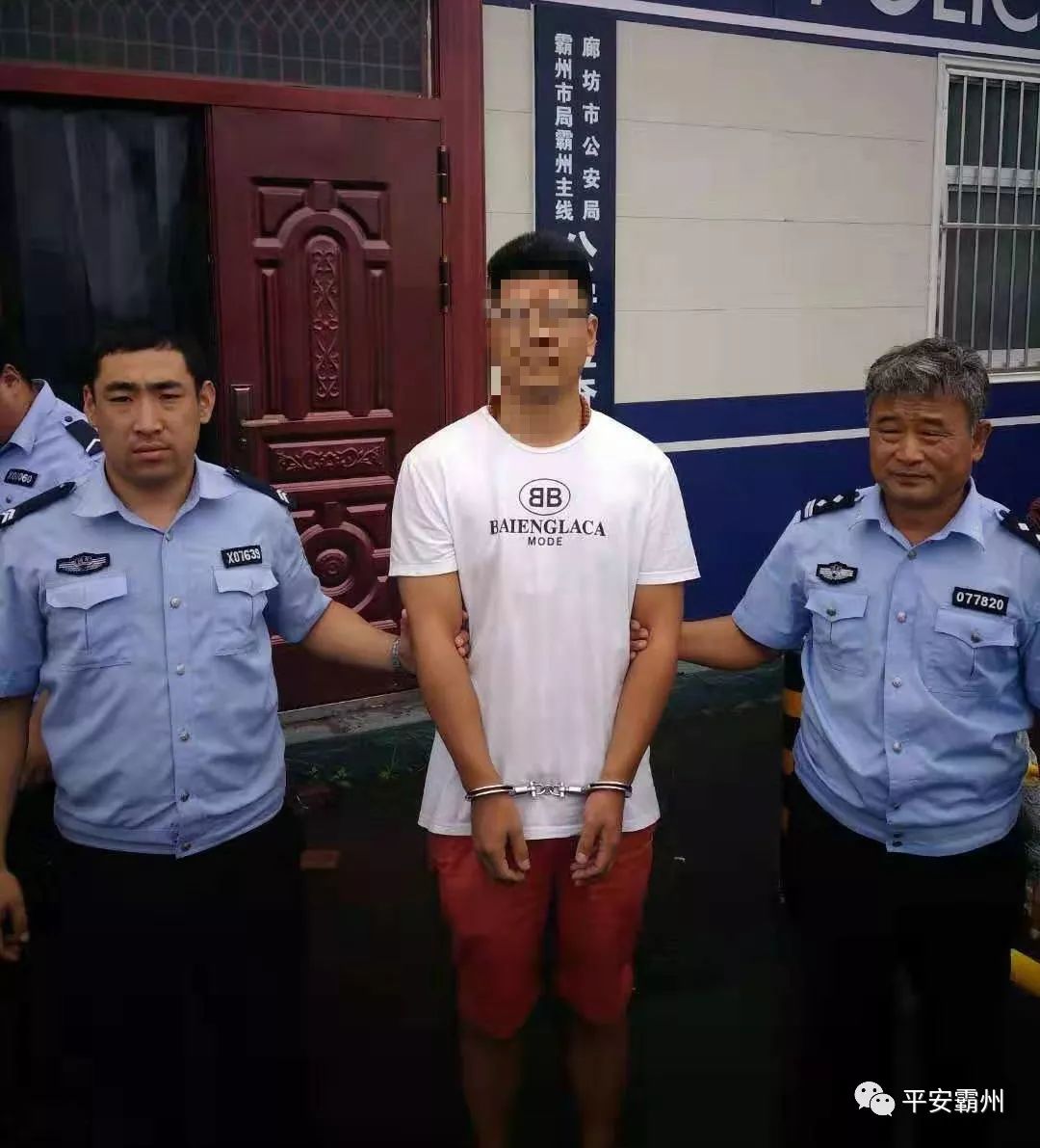 六名网上逃犯霸州被捕