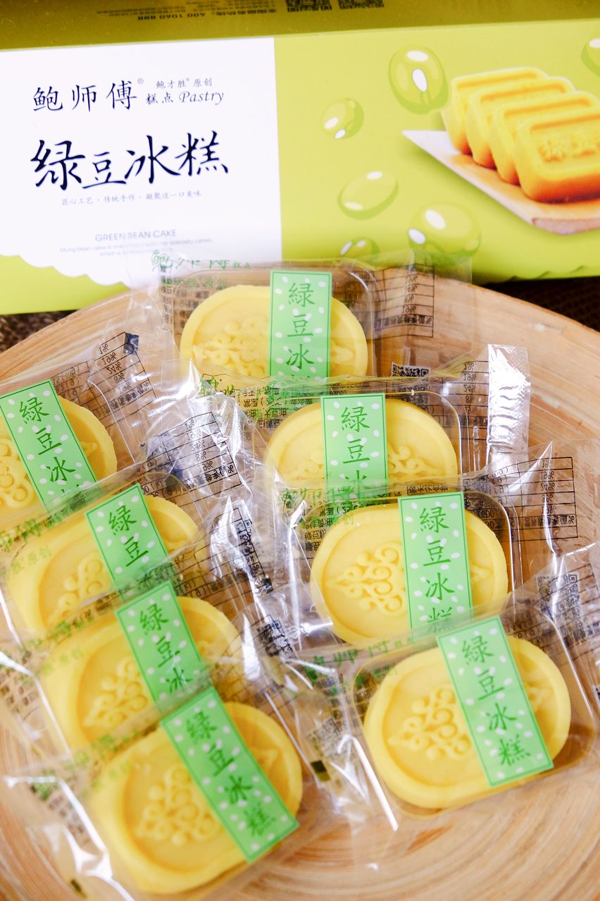 可是鲍师傅家的绿豆糕绿豆糕没啥特别的过于沉迷夏日里一口绿豆冰沙入