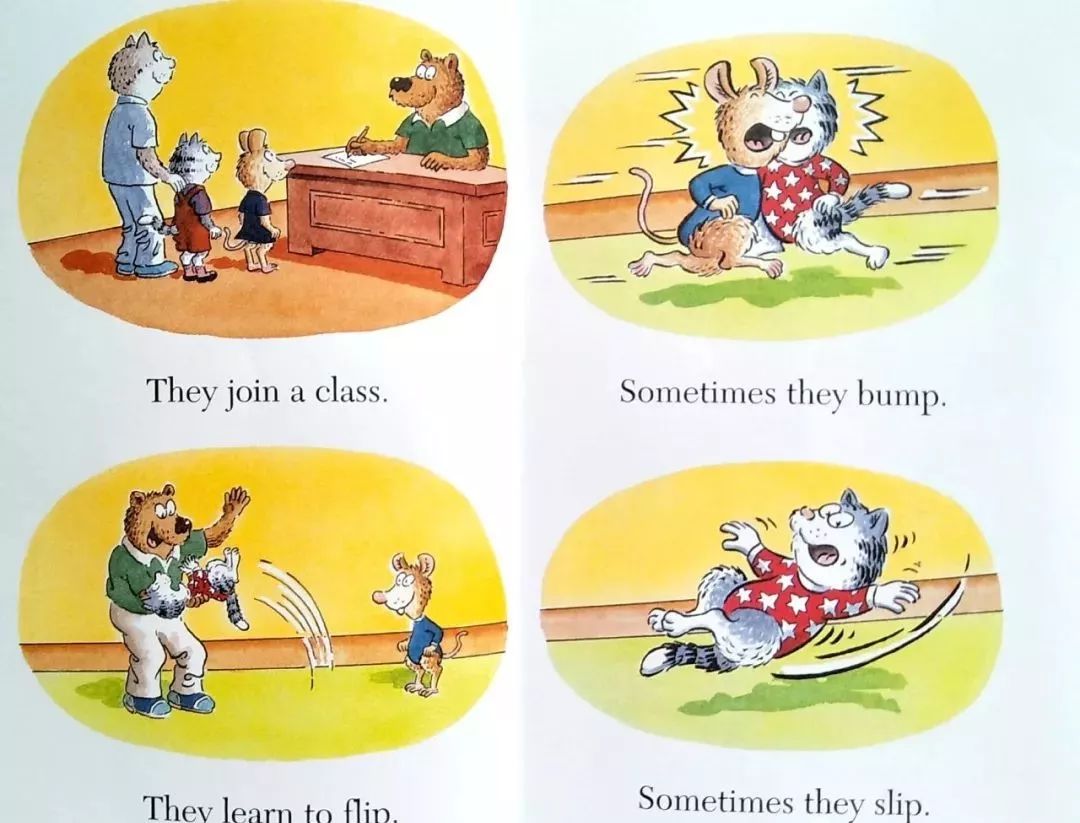 into reading分级阅读系列level 2|《cat on the mat》垫子上的猫