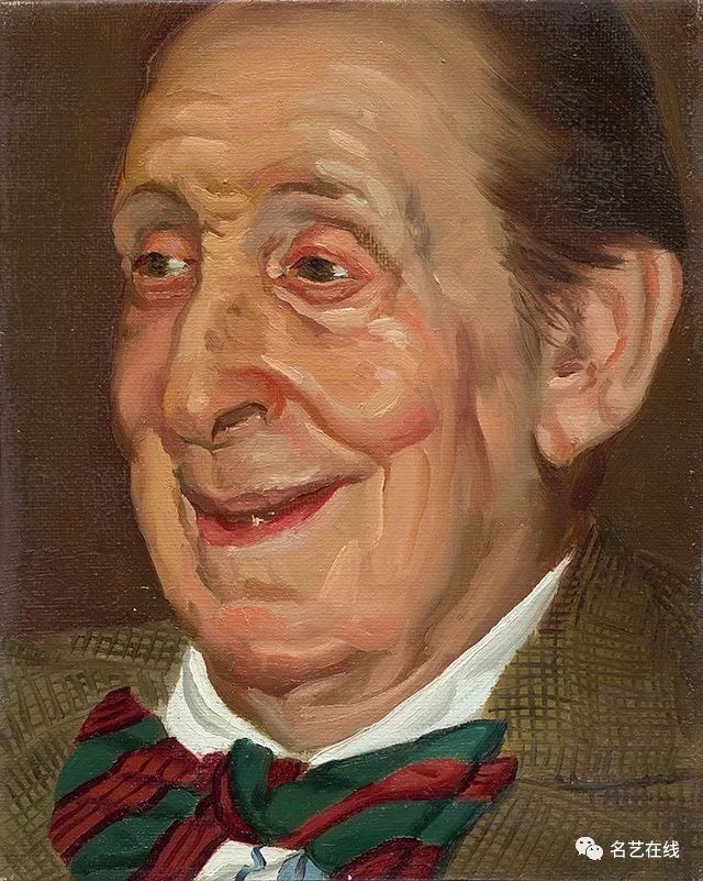 难得一见的陈丹青的肖像画书法作品