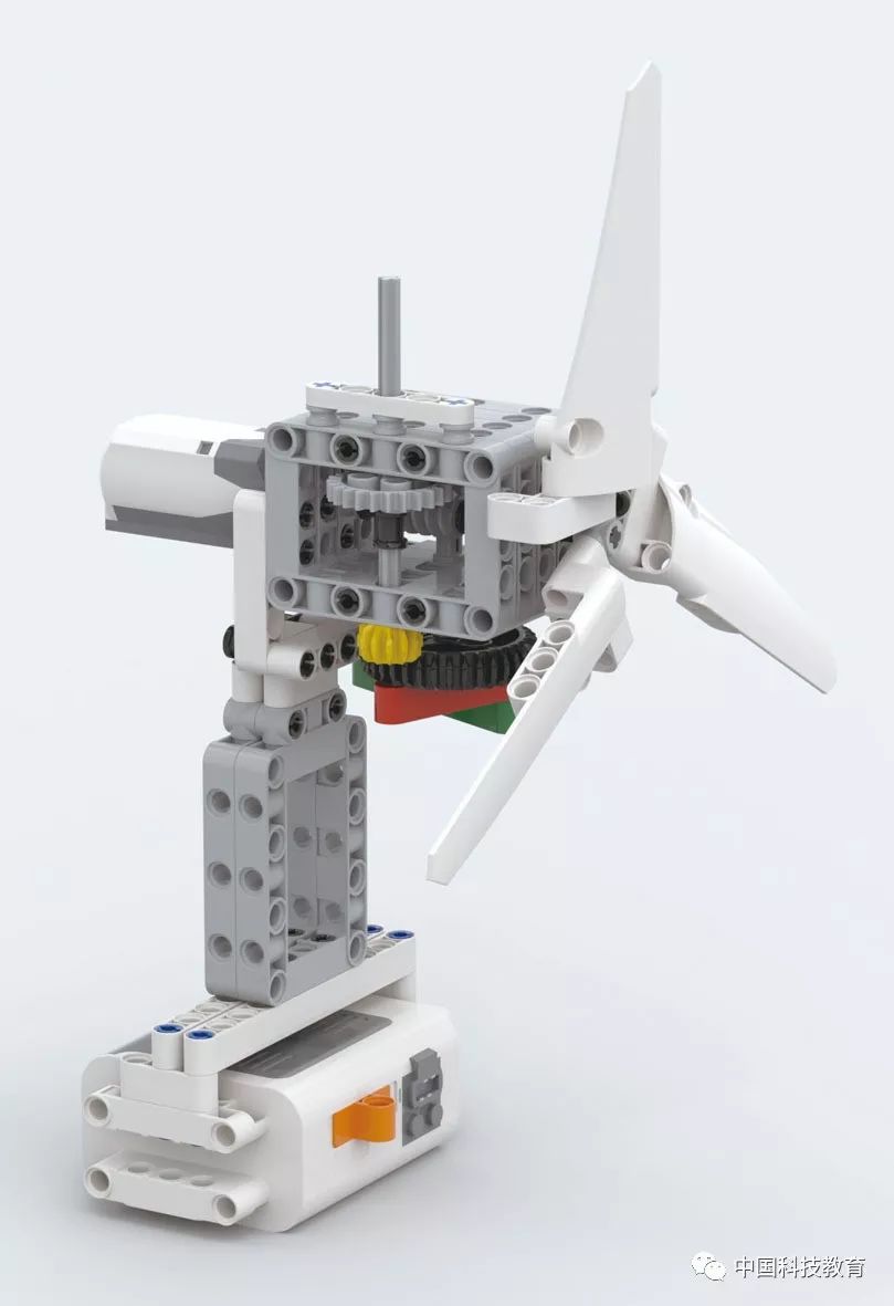 专题乐高搭建案例摇头风扇