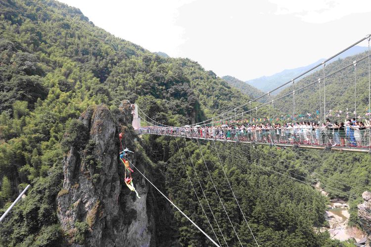 涟源飞水涯景区图片