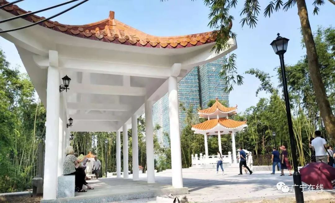 广宁万竹园扮靓后重新开放