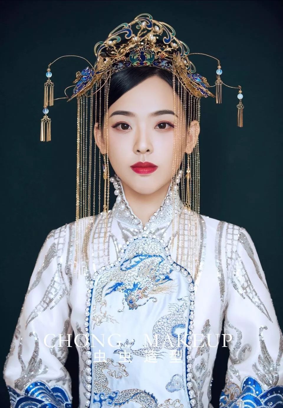 红妆古典中式新娘造型欣赏