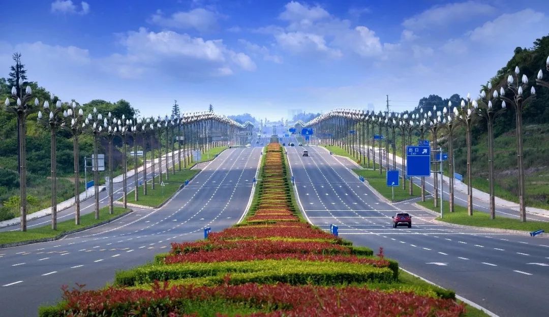 太巴适了嘛融入成都半小时经济圈仁寿这条路预计明年建成通车