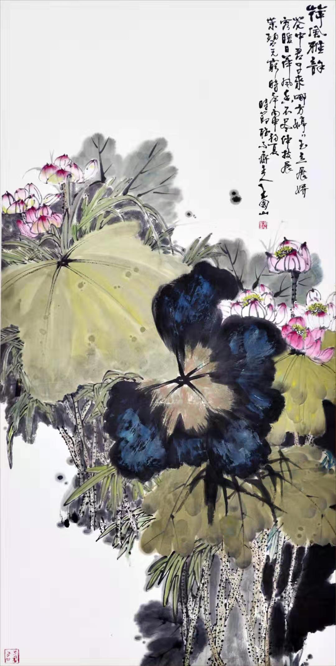 中国画名家——画家王国山花鸟画欣赏
