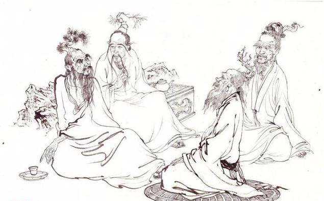 十八公,孤直公,凌空子,拂云叟要和唐僧对诗,唐僧真的和他们对起诗来