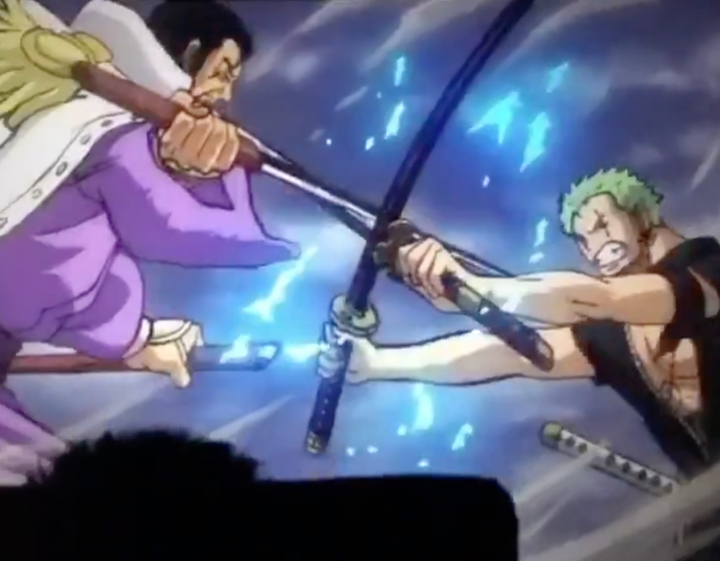 海贼王剧场版索隆全力对抗藤虎100的战斗力鹰眼徒弟加油