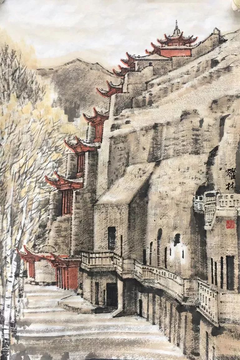 技术胡伟那些美仑美奂的壁画如何留存其原貌