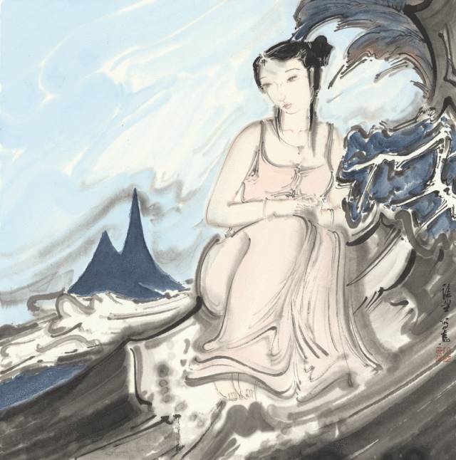 水墨丹青61张望第七届济南泉水节书画名家邀请展