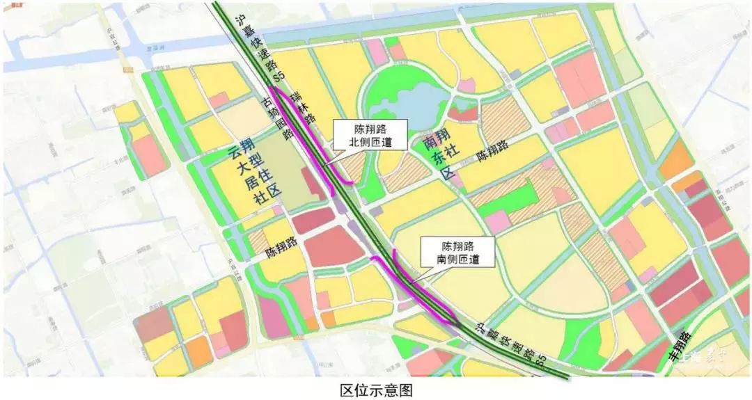 816官方发布增设2对s5匝道陈翔路沪嘉快速路立交专项规划出炉
