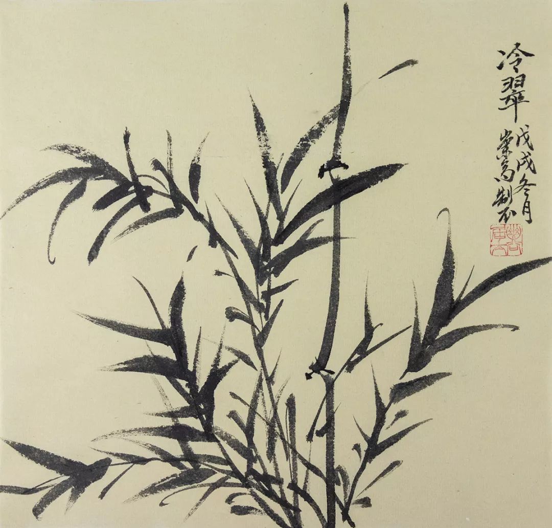 国画四君子梅兰竹菊