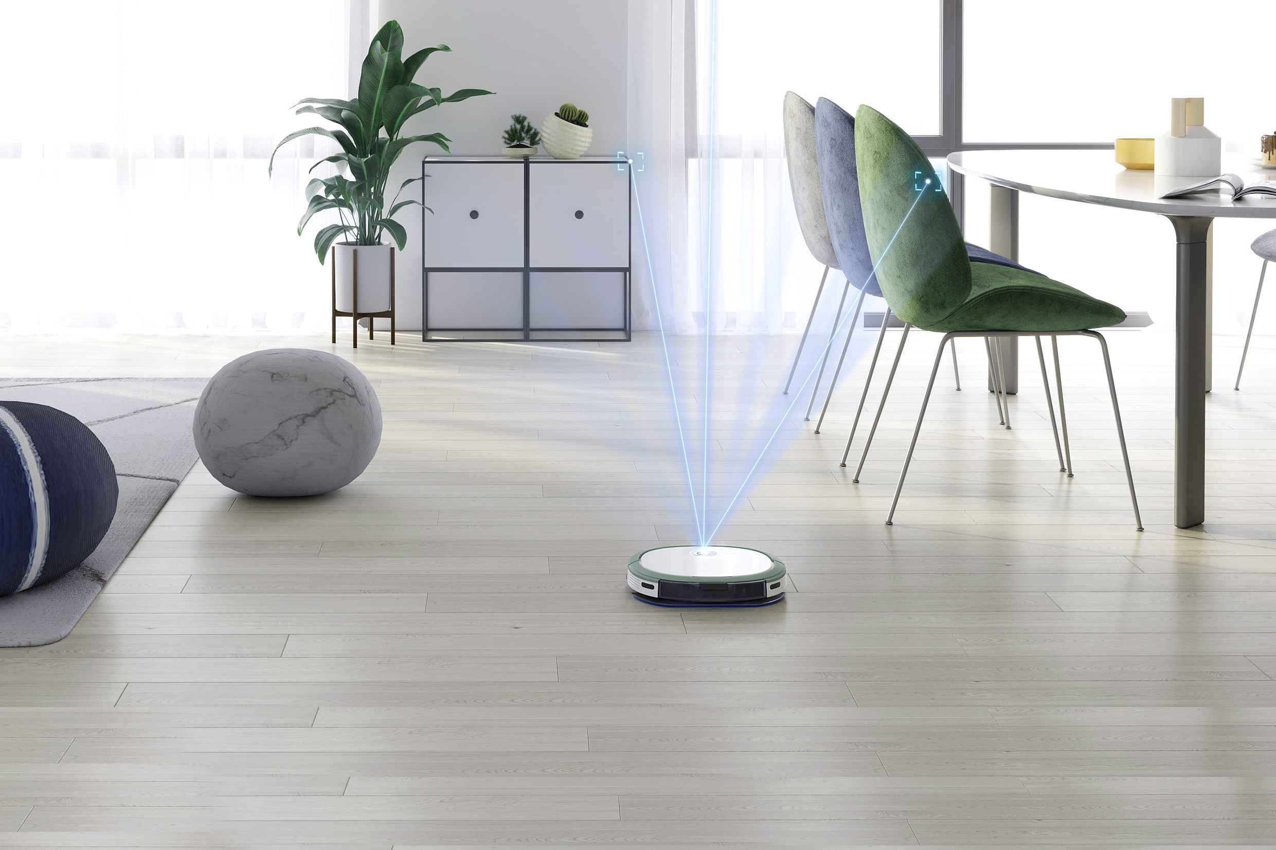 时尚超薄规划清扫也能拖年轻人新选择科沃斯deebotu3扫地机器人上线