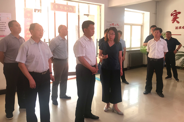 市委常委组织部部长赵忠保来我区调研指导开展不忘初心牢记使命主题