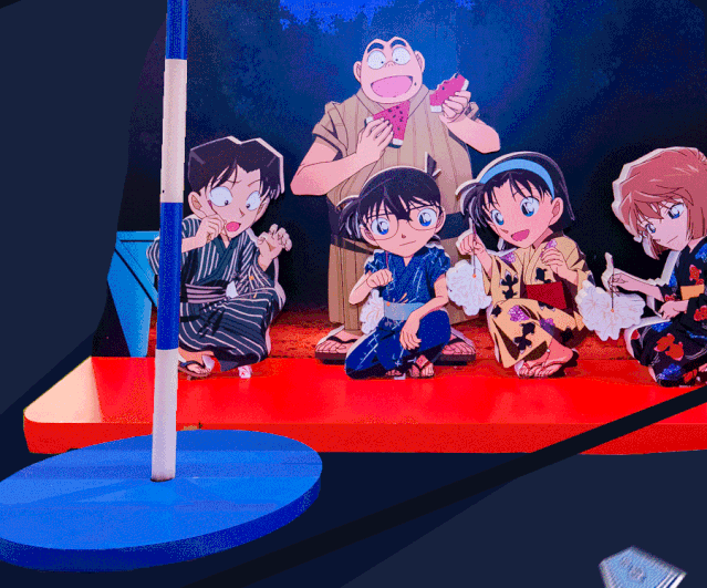 全城召集名侦探和柯南一起接受基德的挑战吧