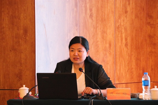 张红梅还作题为《"学习强国"河南学习平台供稿工作的思考和建议》"