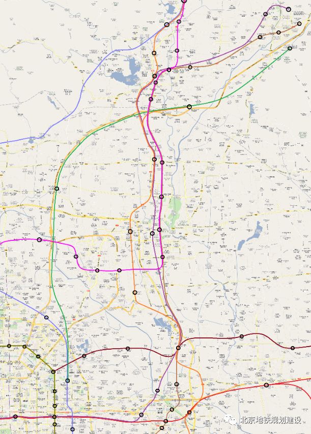 终于来啦!北京轨道交通区域快线规划图被曝出,含密云多条区域快线