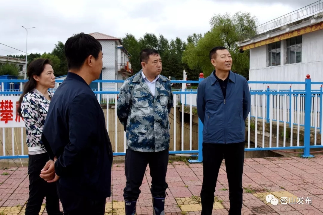 市委书记张常荣在密山视察防汛工作时强调:落实主体责任加强隐患排查