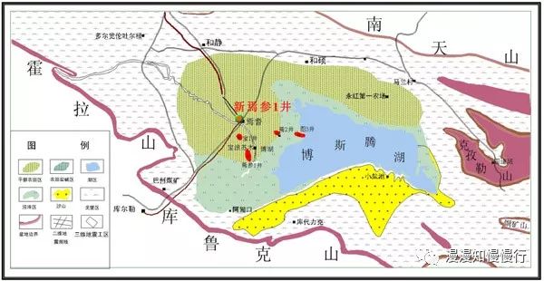 博斯腾湖位置地图图片