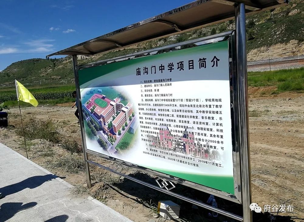 【民生】府谷县庙沟门镇新建中学项目破土动工!