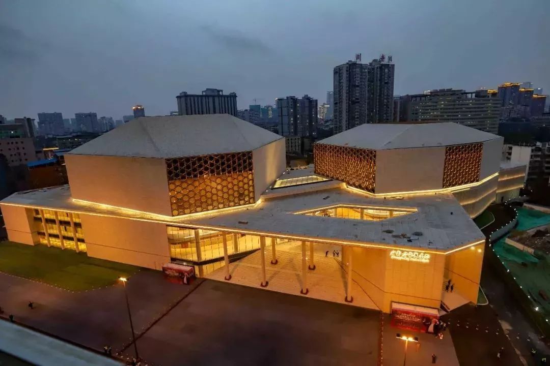 74城市音乐厅在成都音乐坊,望江坊片区,有城市音乐厅,四川音乐学院