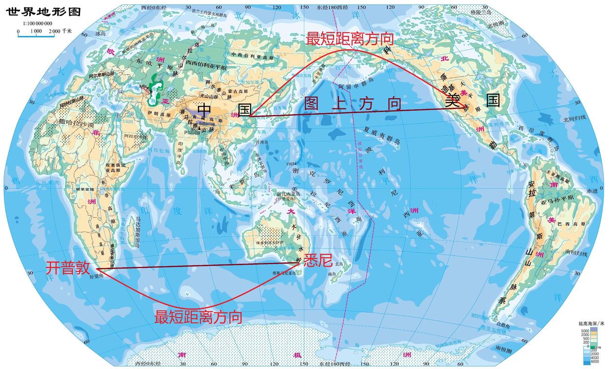 原创中国至美国的航线,为什么不直接飞越太平洋,而要绕道北极圈?