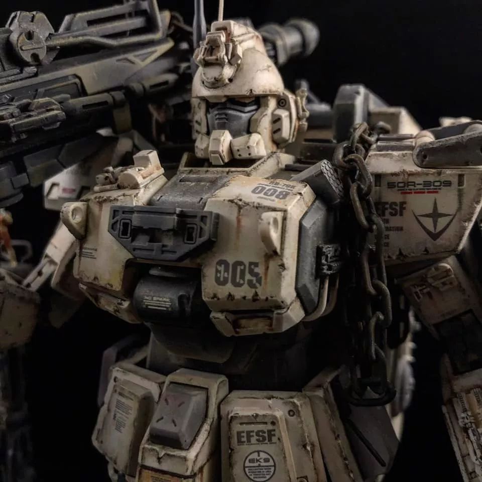 ez8高达的超重装场景改造写实旧化制作太硬核