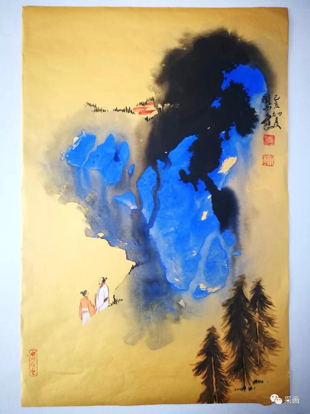 祖籍重庆,自幼习书画,先跟随安徽实力派画家胡昌庆先生学习国画,后师