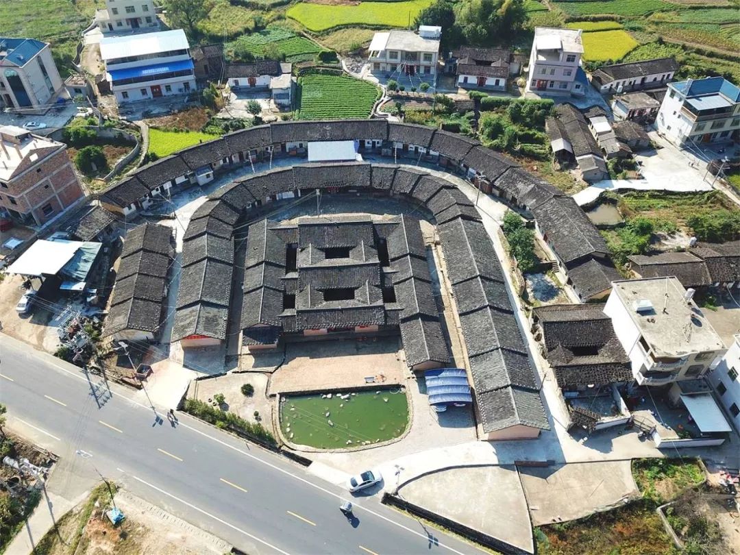 长汀县南山镇中复村航拍