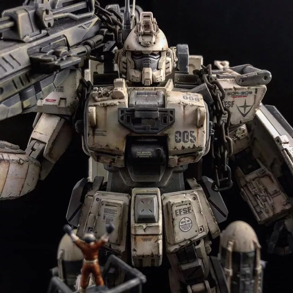 ez8高达的超重装场景改造写实旧化制作太硬核