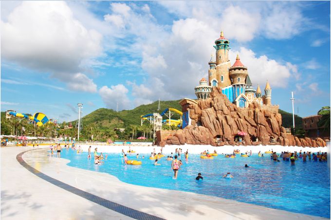 三亚凤凰岛海洋之梦度假酒店4周年店庆仅需299元高级海景大床房梦幻水