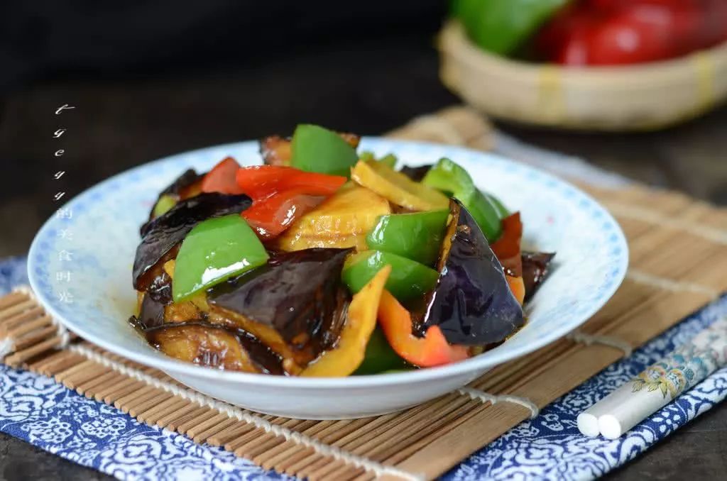 茄子干煸四季豆