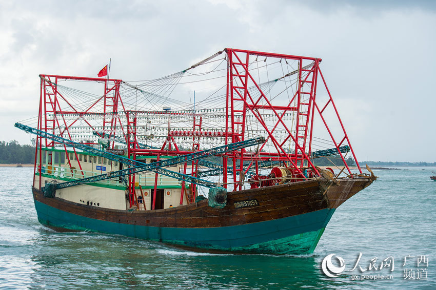 开海咯!广西防城港千帆竞发