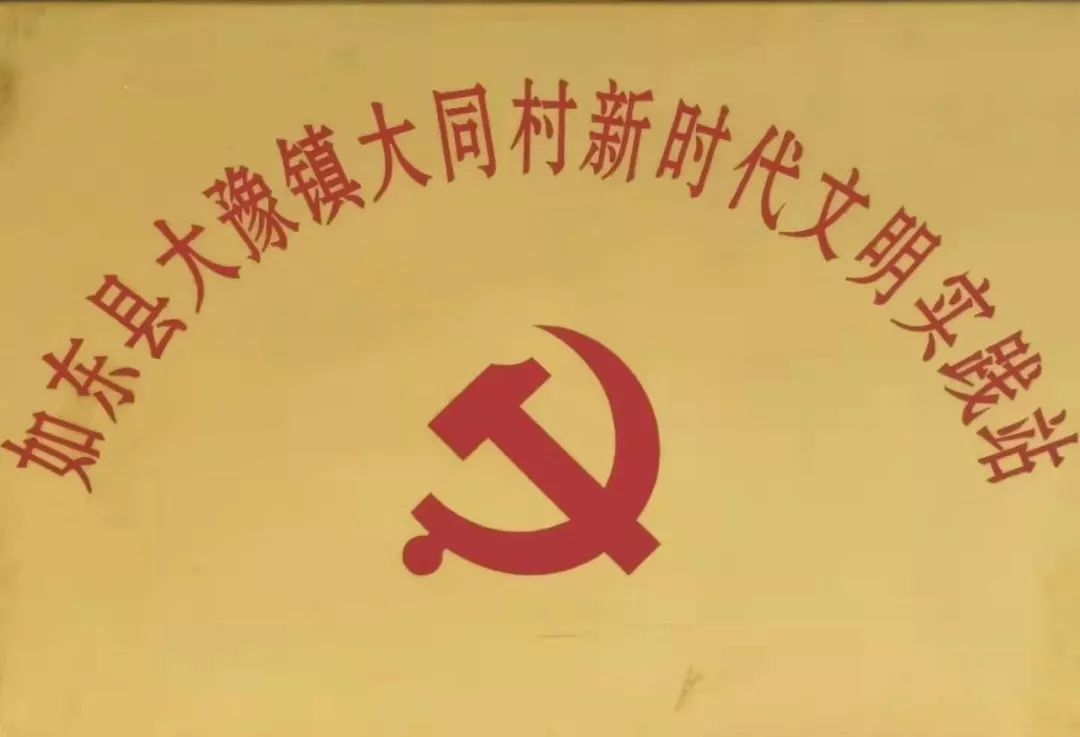 大豫镇新时代文明实践站风采展示大同村志愿托举中国梦健步走出新征程