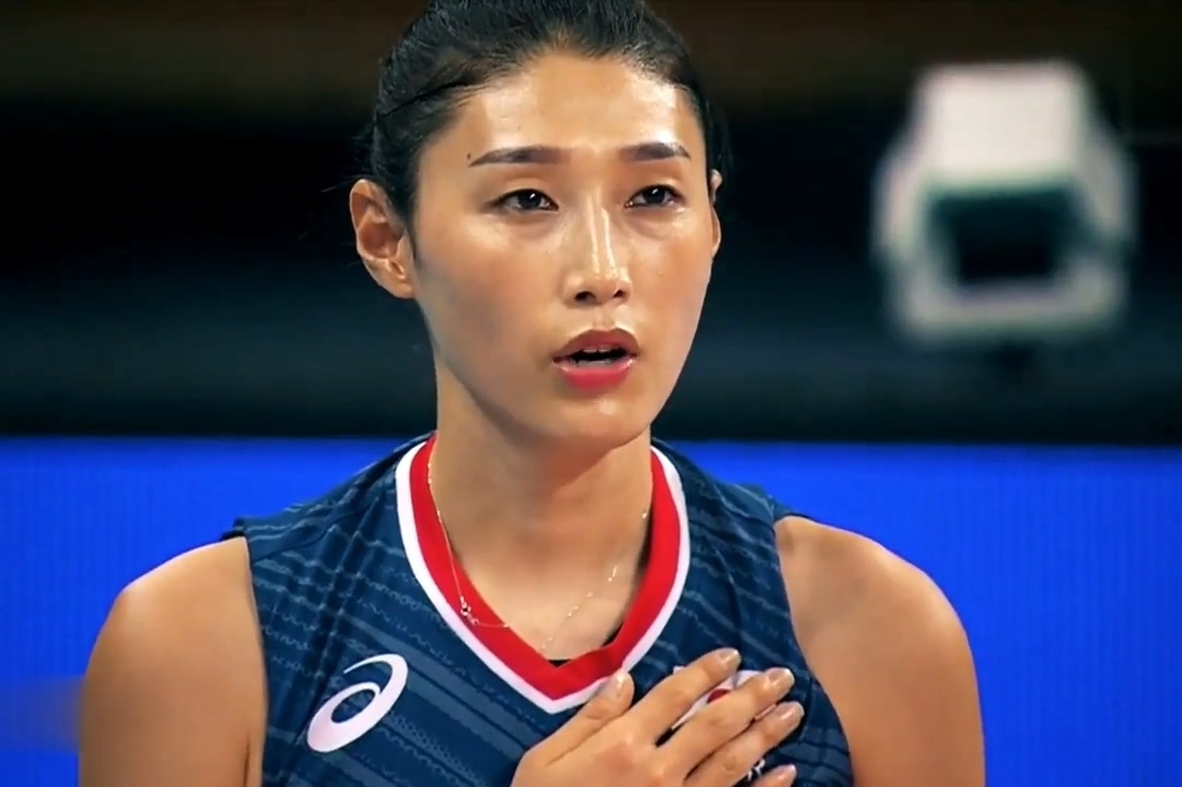 韩国女排当家美女球星金软景,个人进攻集锦欣赏_手机搜狐网