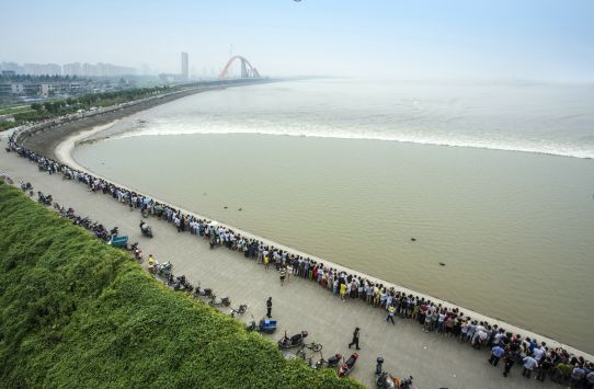 钱塘江鬼王潮将至 喊潮人背后都有哪些故事?_深圳热线