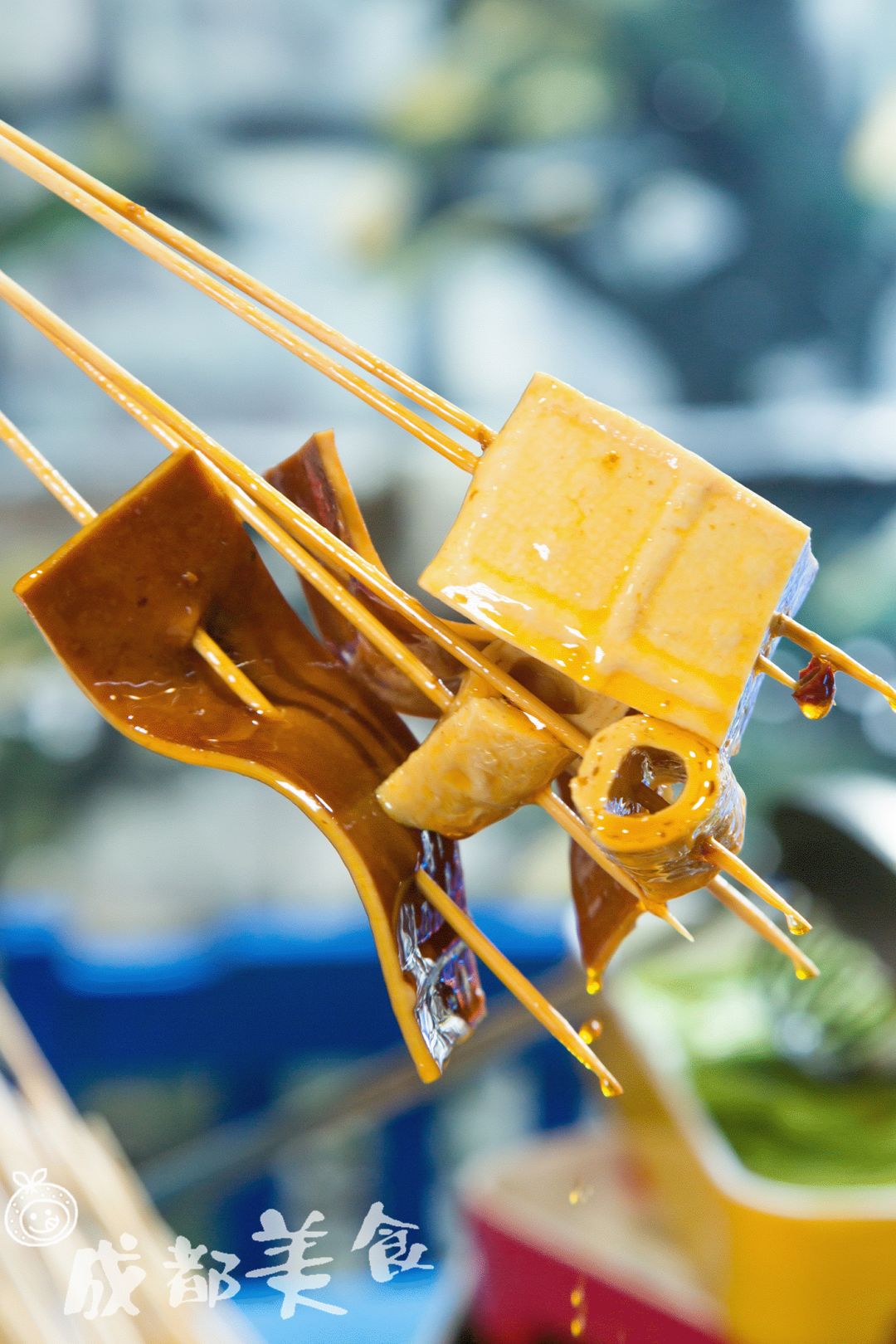 经过时间发酵的豆制品,在这里啥子都有,豆皮,腐竹,脆豆腐,豆筋,豆子的