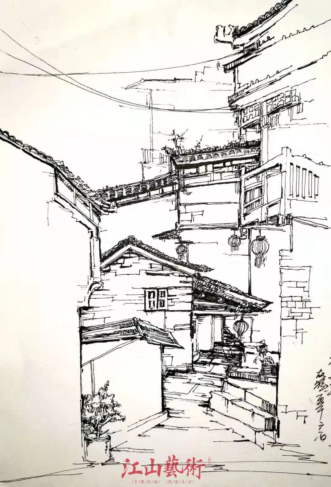 写生季大批江山学子涌进桂林大圩古镇究竟是为什么