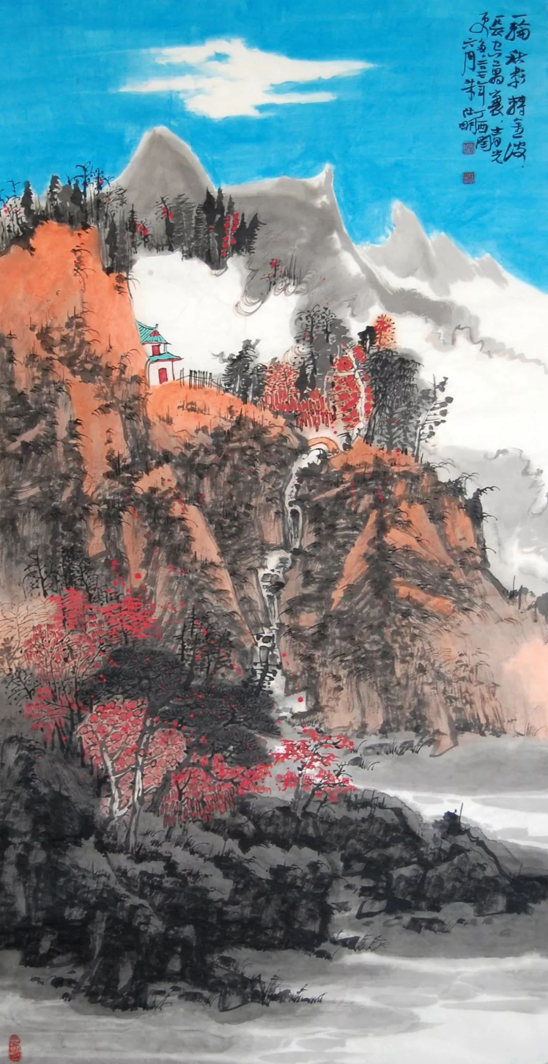 《东风何时至》五 136cmx68cm 2017年书法作品书法作品书法作品书法