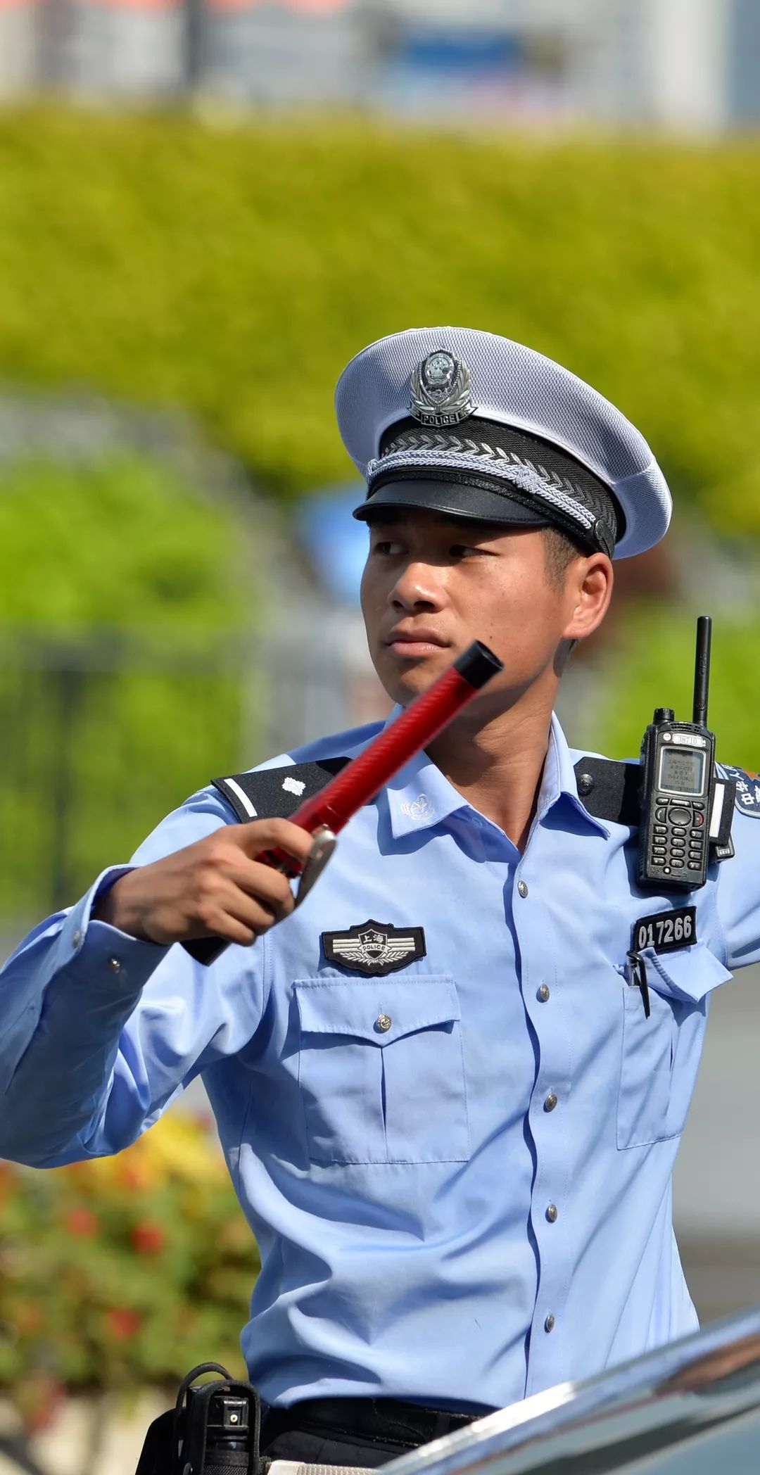 上海最帅交警图片