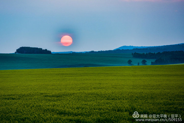 【影友】草原上升起不落的太阳