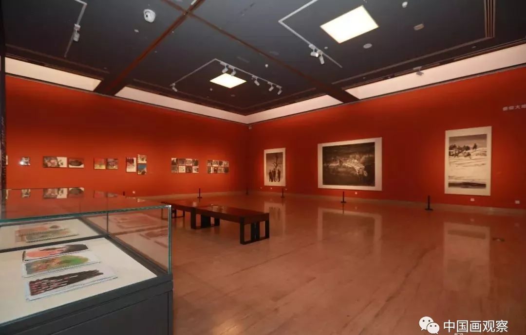 我从长安来邢庆仁画展在中国美术馆举行