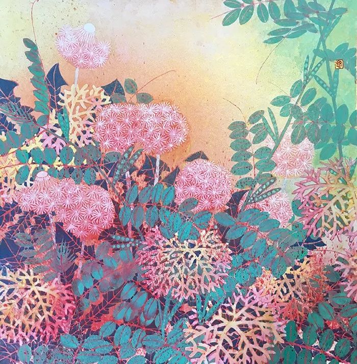 旅日岩彩画家卢思|艺术之路永无止境_日本