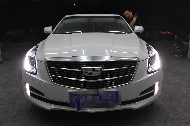 武汉atsl改灯升级led双光透镜 双色日行灯,玩转改灯新花样,武汉蓝精灵