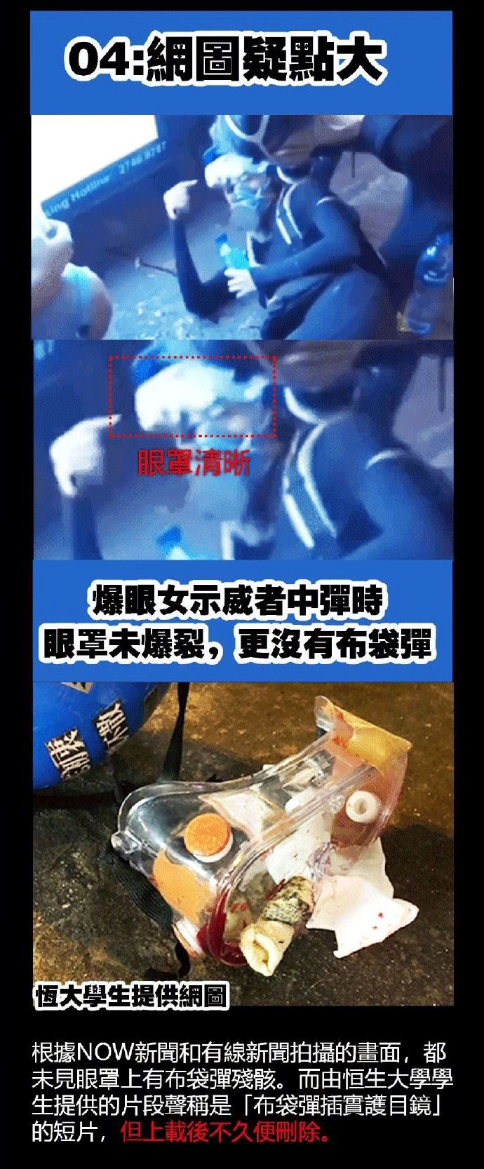 为何不敢报案香港女示威者爆眼事件爆出新料被暴徒误伤