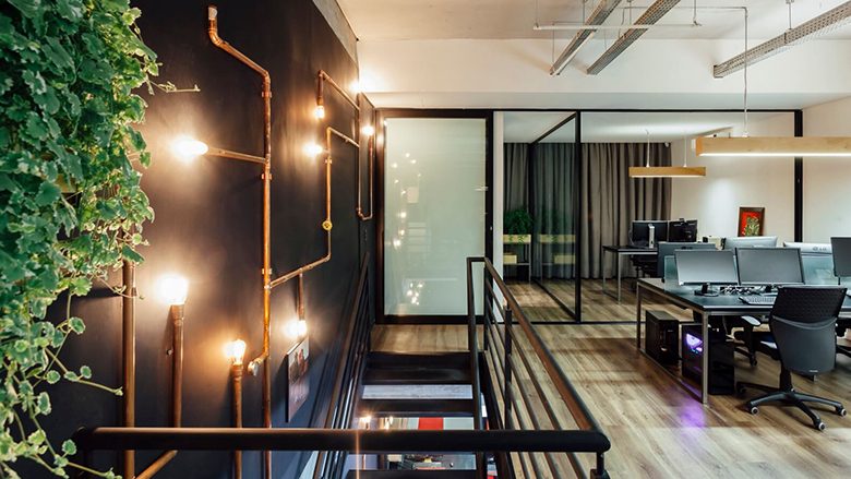 怀柔工业风创意工作室装修效果图